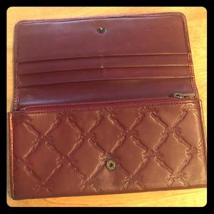 Longchamp leather wallet